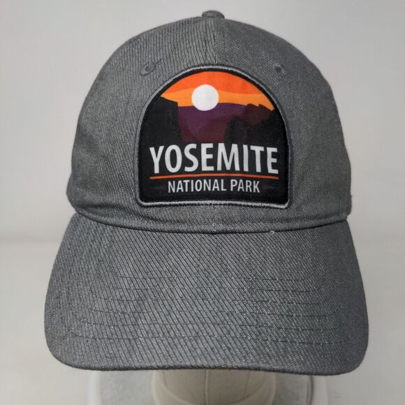 Yosemite National Park Patch Slideback Hat Gray One Size H3 Headwear - Picture 2 of 8